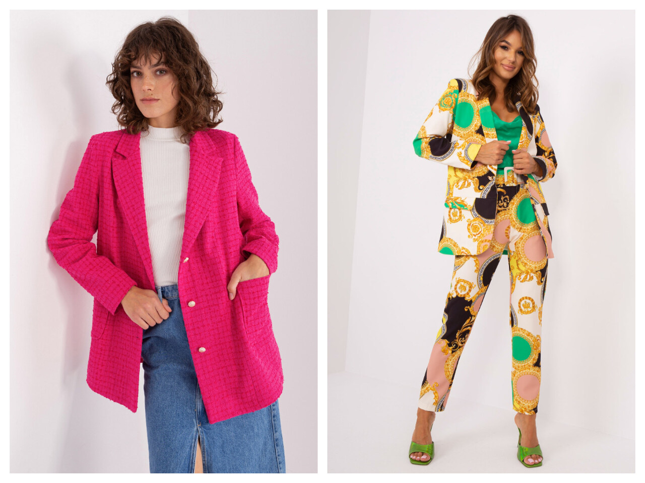 Marynarka damska - topowe modele na eButik.pl Marynarka damska we wzory