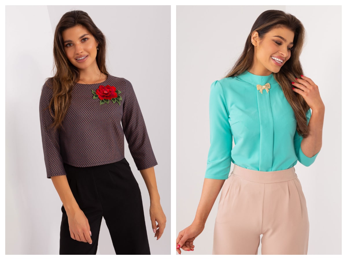 Eleganckie bluzki damskie i ubrania wizytowe w eButik