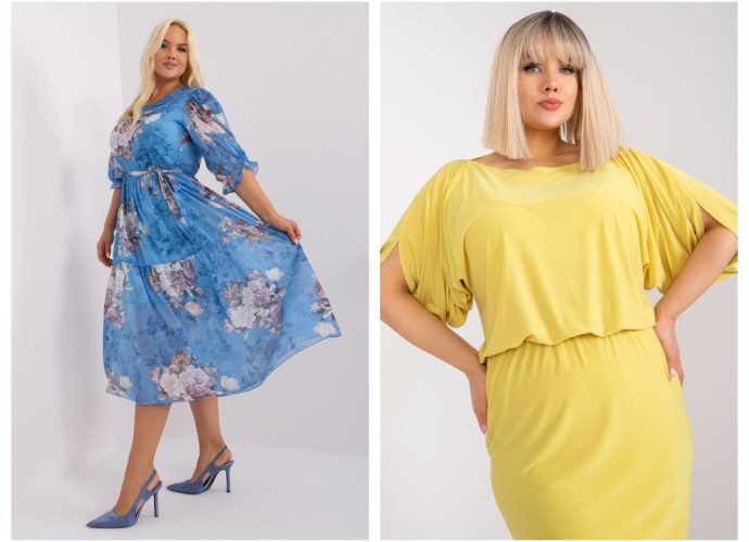 Dopasowane sukienki na wesele plus size